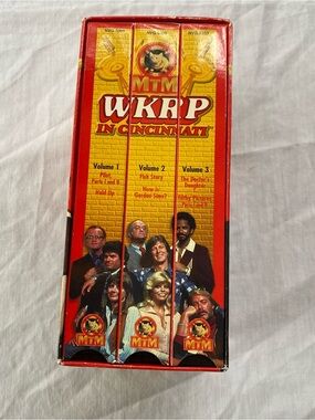Vintage WKRP In Cincinnati VHS Box Set MTM Volume 1 2 3 Comedy TV Series